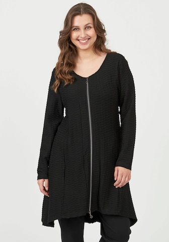 Pont Neuf Knit Cardigan 'Melissa' in Black: front