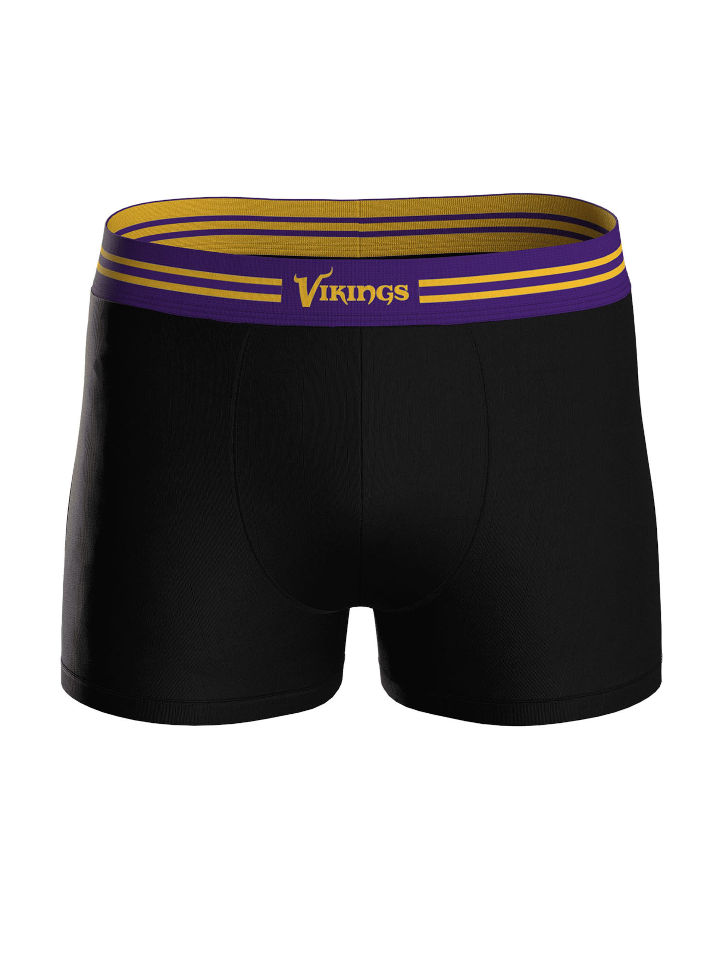 Huddle Boxershorts 'Minnesota Vikings' in Zwart