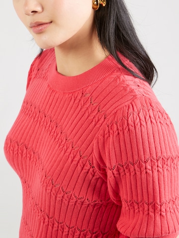 NÜMPH Pullover 'NICKY' i rød