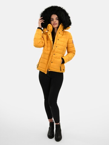 NAVAHOO Winter Jacket 'Chloe' in Yellow