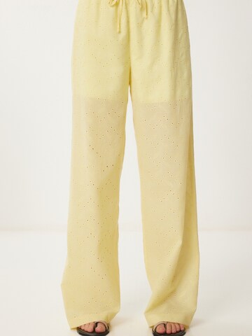 Happiness İstanbul Широкий Штаны в Желтый: спереди