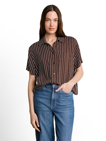 TOM TAILOR DENIM Μπλούζα σε καφέ: μπροστά
