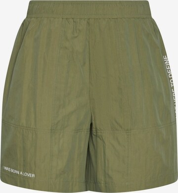 IIQUAL Regular Pants 'JUNA' in Green