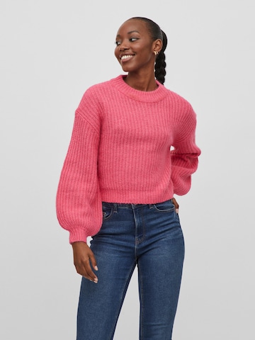 Vila Petite Pullover 'FELO' in Pink: predná strana