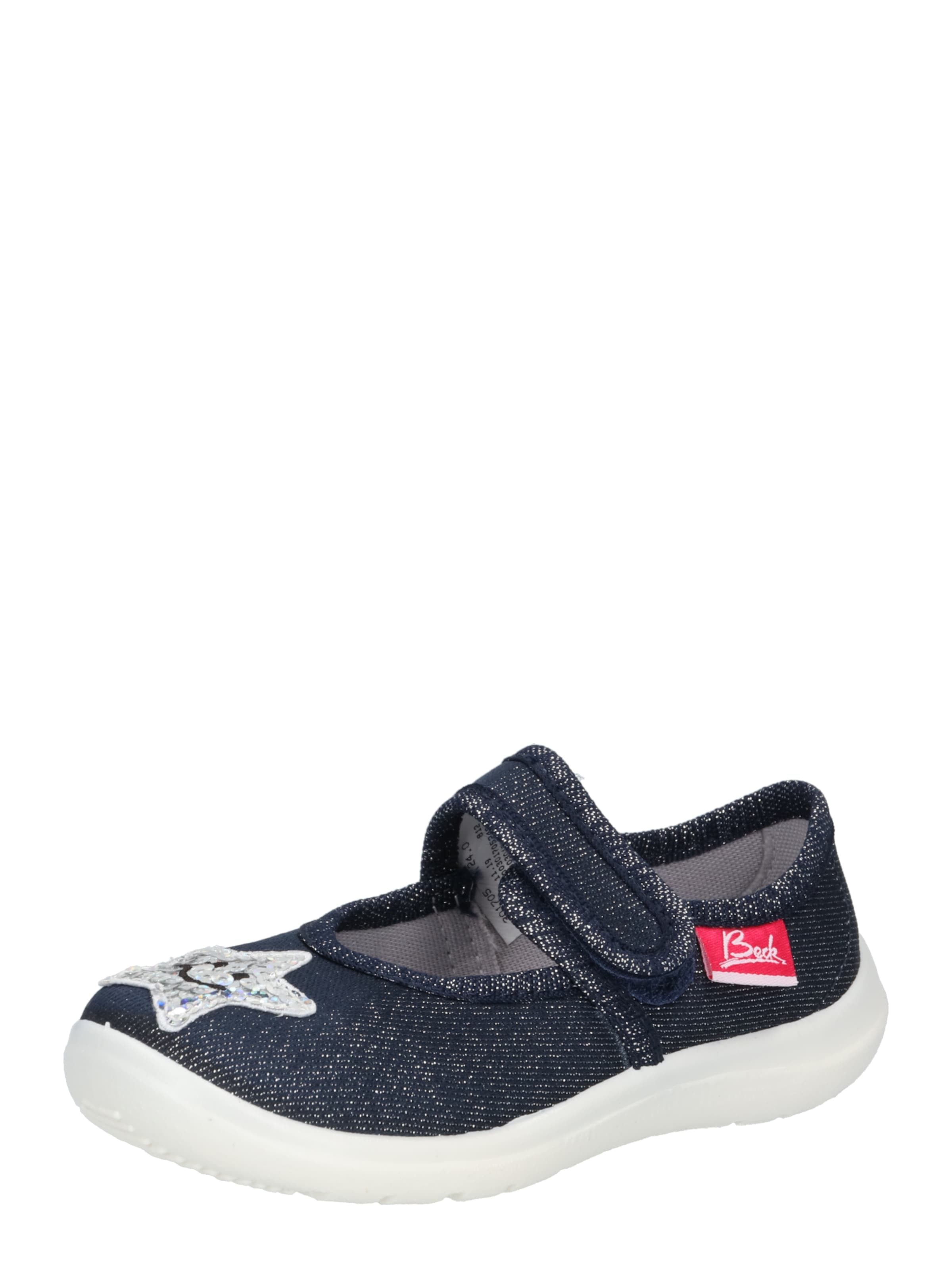 BECK - Zapatos bajos 'Smile' en azul: frente