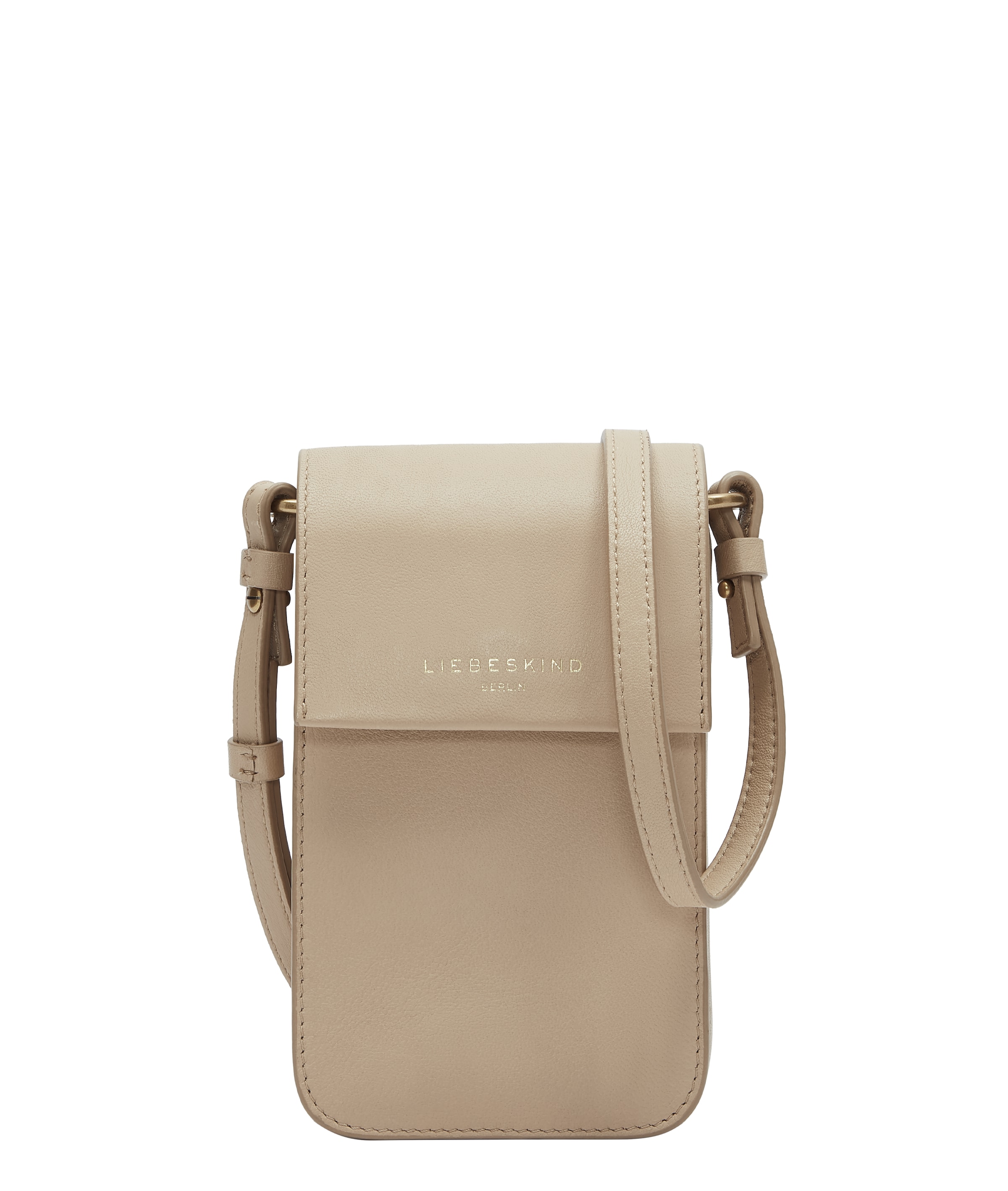 Liebeskind Berlin Smartphonehoesje in Beige: voorkant