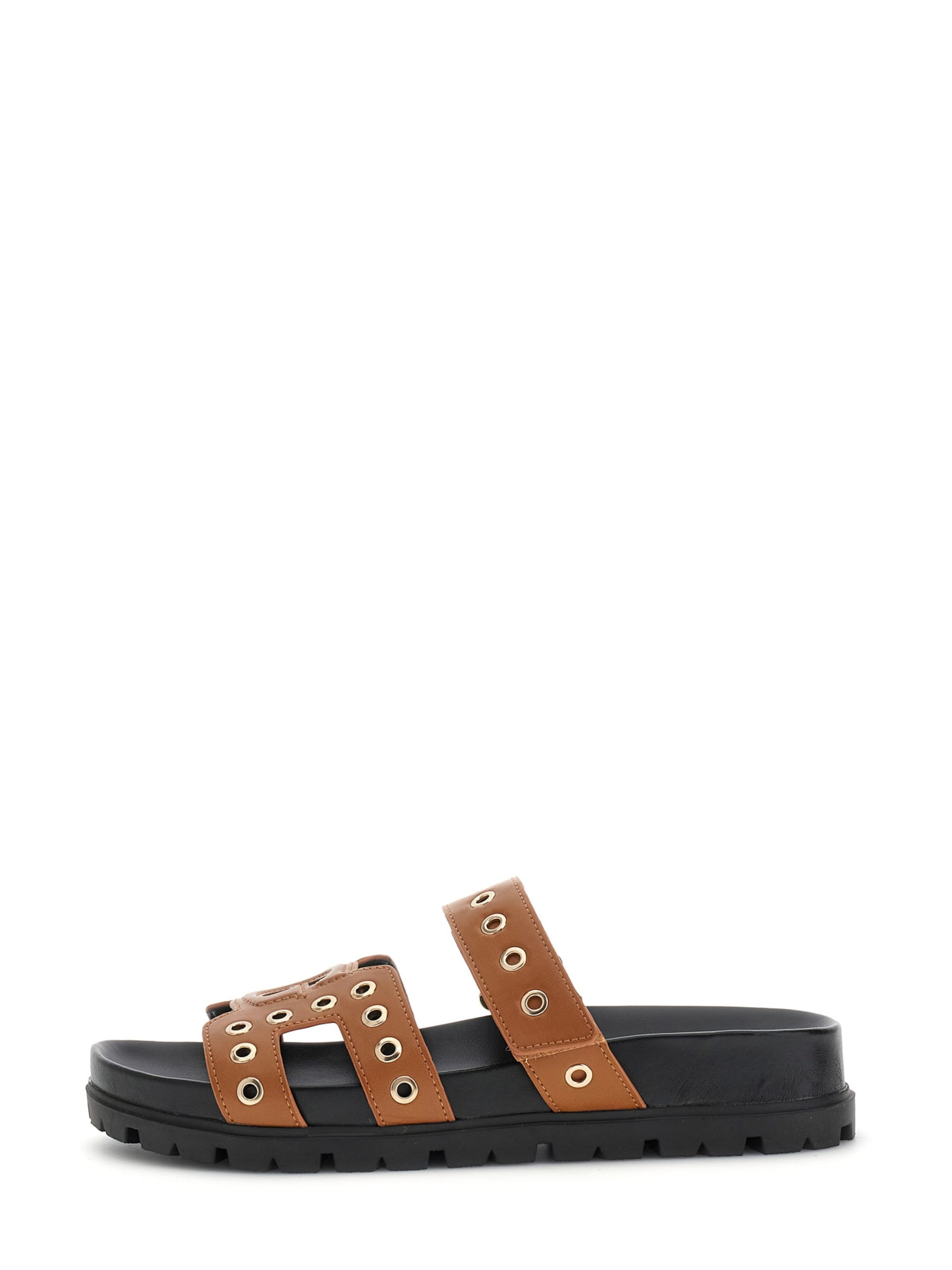 brūns GUESS Ādas čības 'FASHIE'