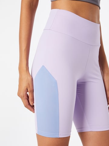 Urban Classics Skinny Leggings i lila