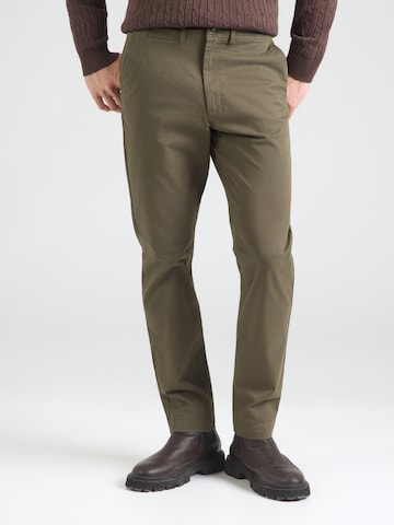 regular Pantaloni chino 'Daniel' di Kronstadt in verde: frontale
