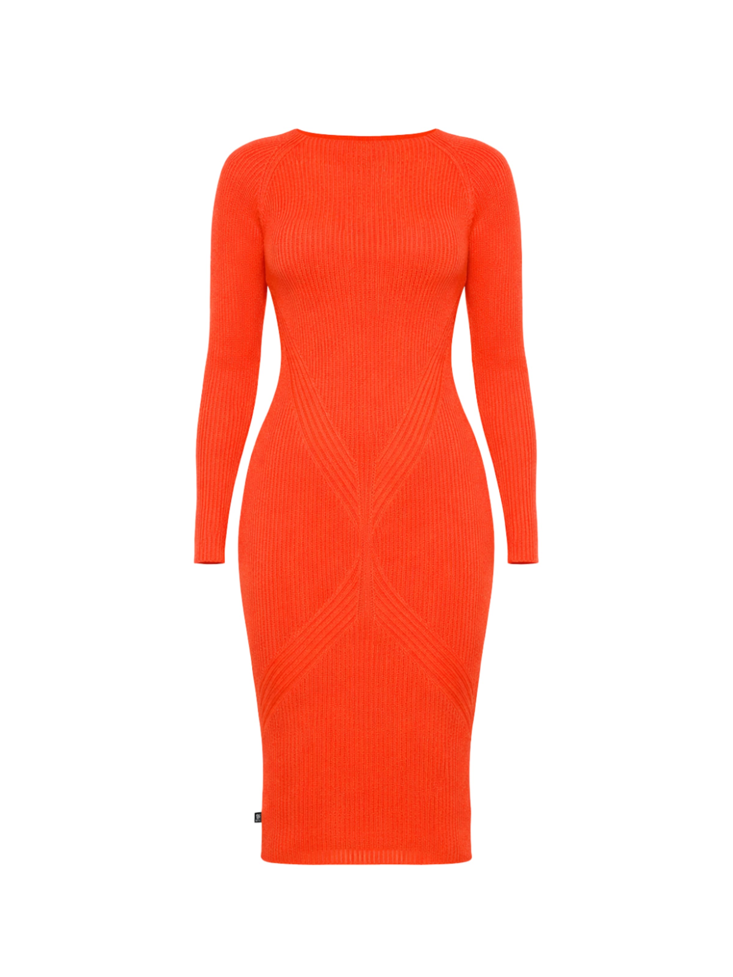 Süel knitwear - Vestido de punto 'Gabi' en rojo: frente