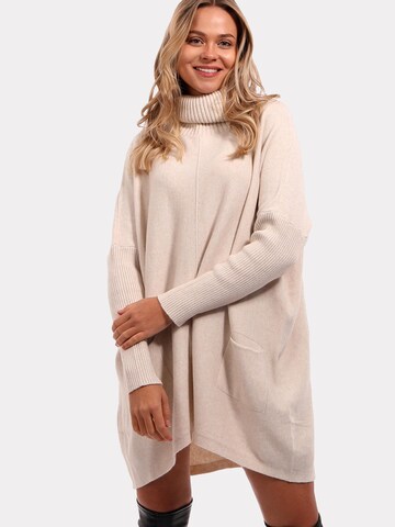 YC Fashion & Style Sweater 'Fine Volume' in Beige: front