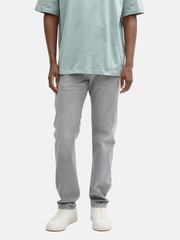 TOM TAILOR DENIM Regular Jeans 'Piers' in Grey: front