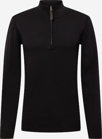 INDICODE JEANS Pullover 'Ancona' in Schwarz: predná strana