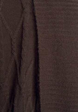 LASCANA Knit Cardigan in Brown