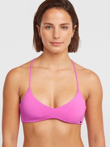 O'NEILL Triangel Bikinitop 'Huntington' in Roze: voorkant