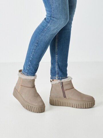 Bottines Tamaris en beige