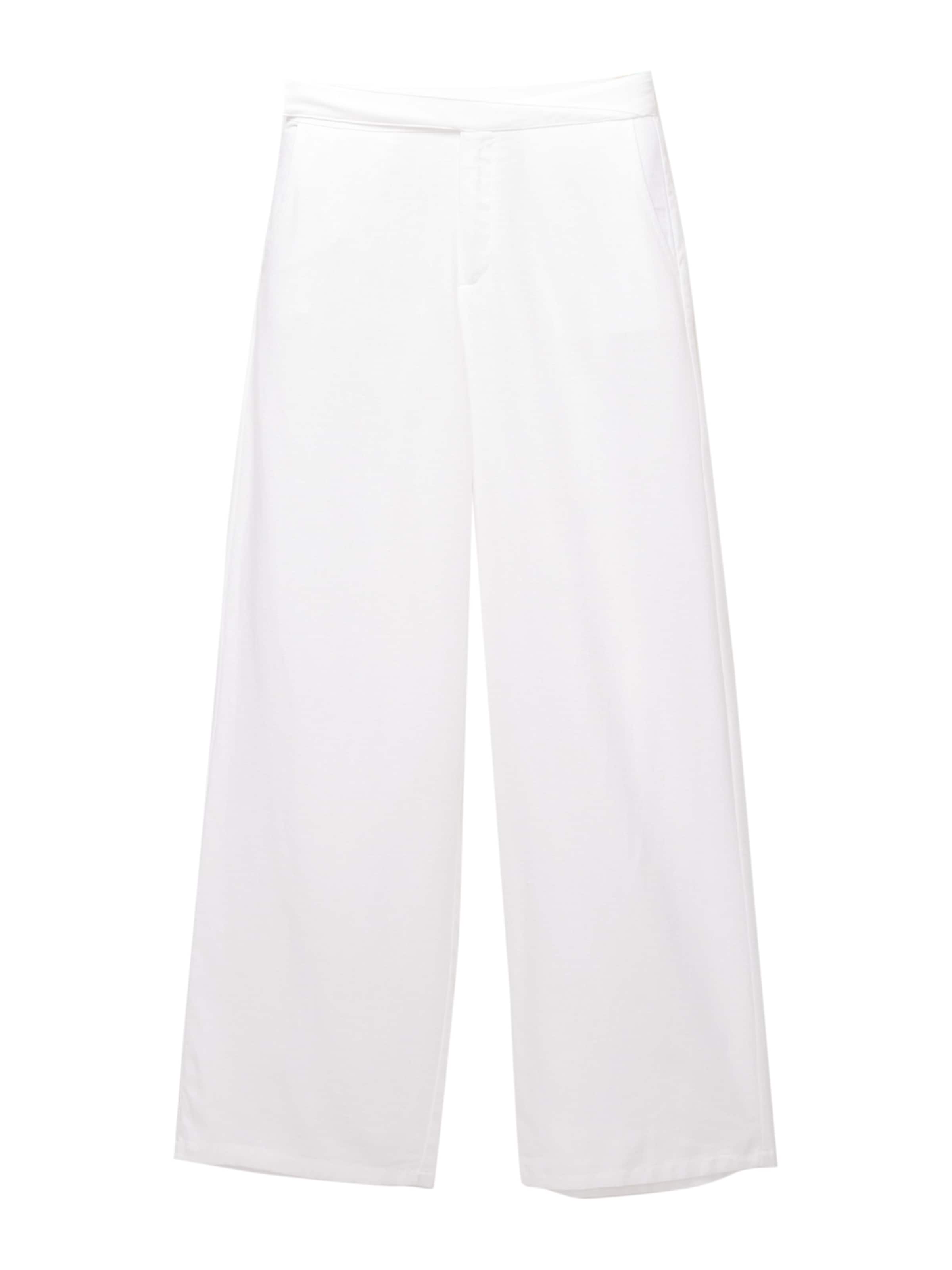Pull&Bear Hose in Weiß: Vorderseite