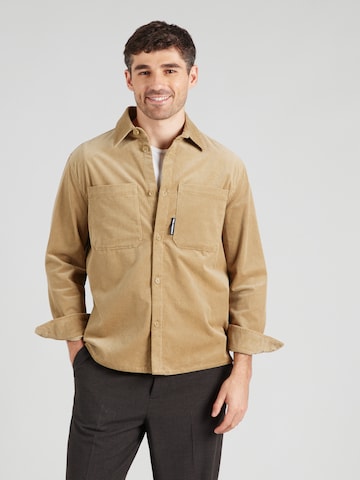 Karl LagerfeldRegular Fit Košulja - bež boja: prednji dio