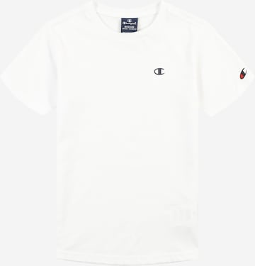 Champion Authentic Athletic Apparel Тениска в бяло: отпред