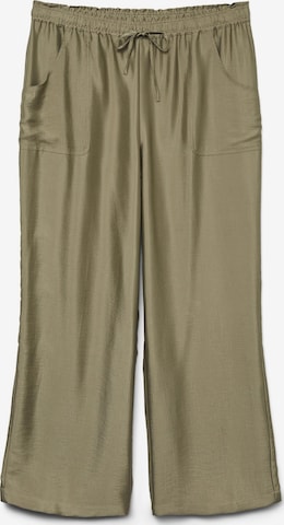 Vero Moda Curve Regular Trousers in Grey: front