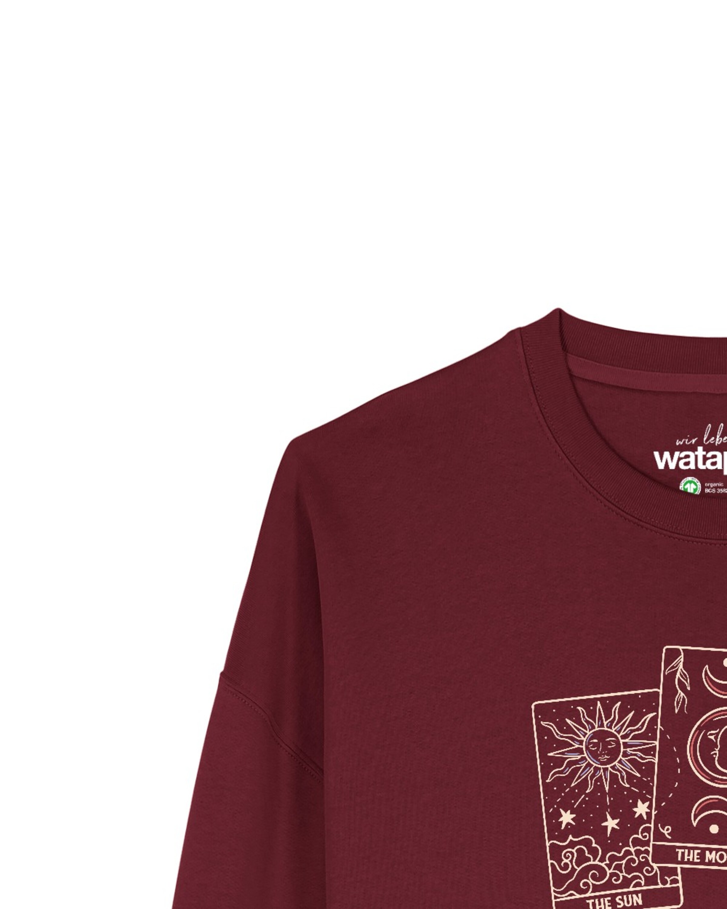 Watapparel Sweatshirt 'Tarot Set ' in Rood