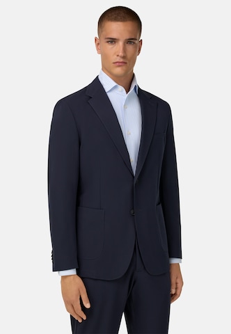 Coupe regular Veste de costume Boggi Milano en bleu : devant