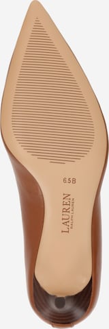 Lauren Ralph Lauren - Zapatos con plataforma 'LANETTE' en marrón