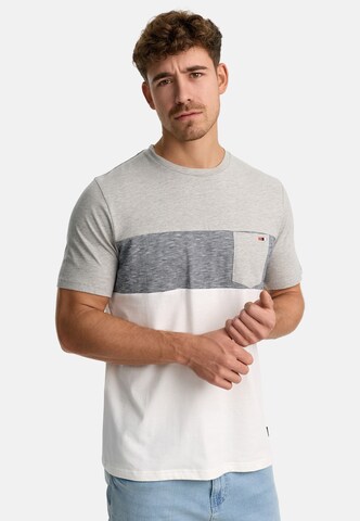 T-Shirt 'INSprings' INDICODE JEANS en blanc : devant