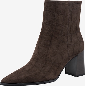 Bottines Tamaris en marron : devant