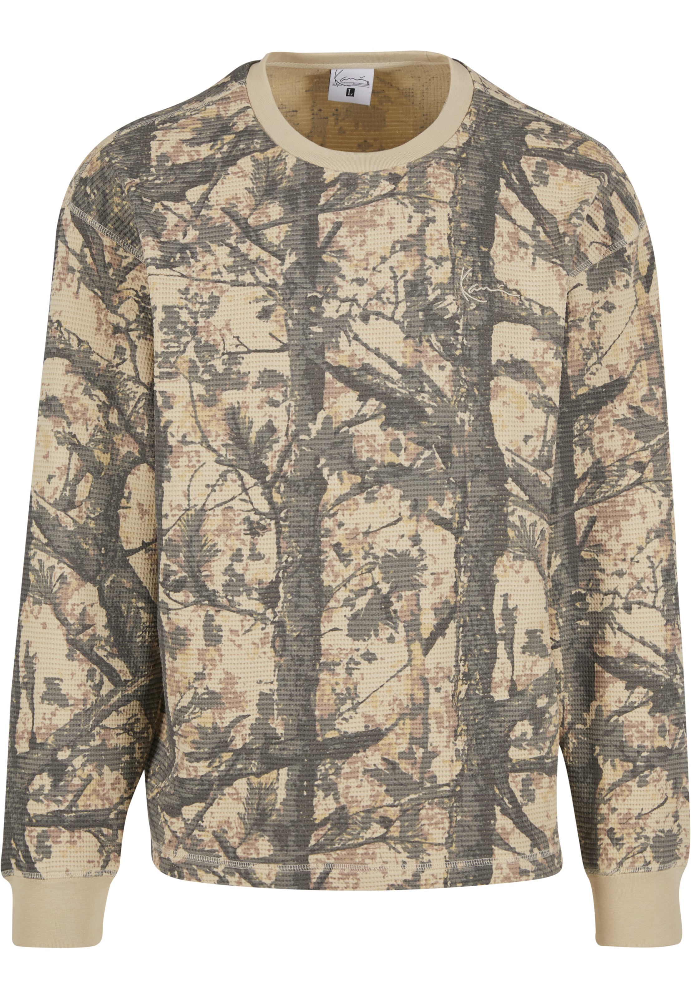 Karl Kani Shirt in Beige: voorkant