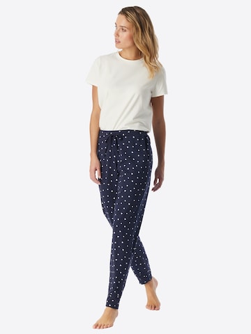 Pantalon de pyjama ' Mix Relax ' SCHIESSER en bleu