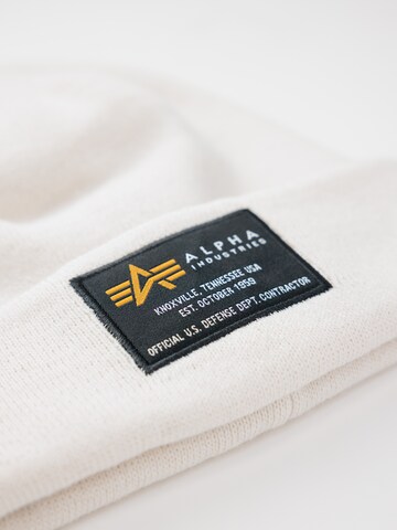 Bonnet ALPHA INDUSTRIES en beige