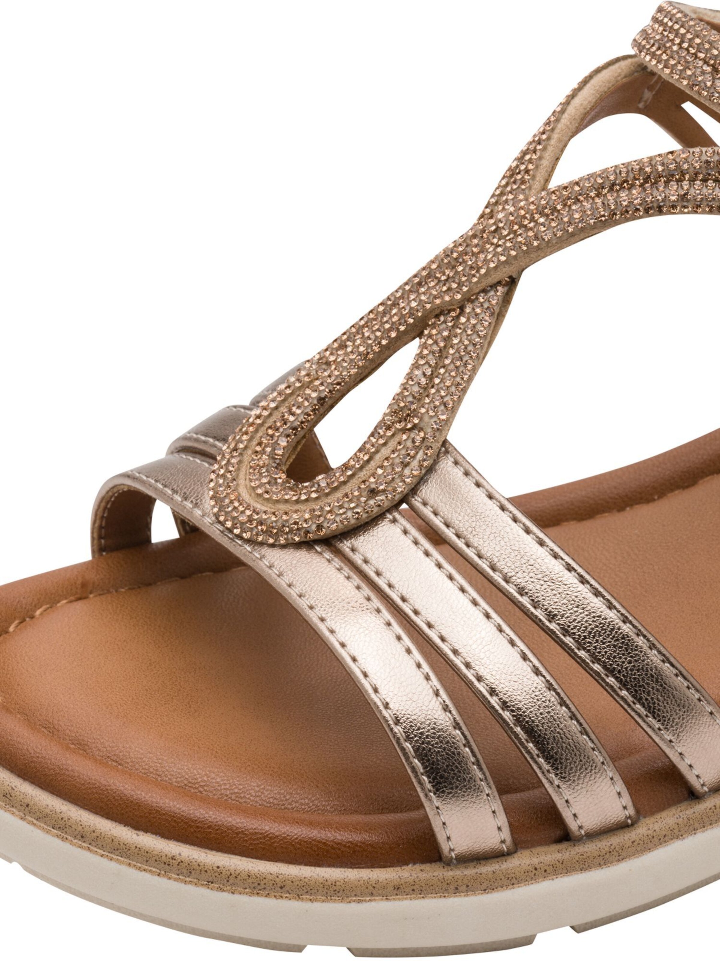 Sandales Tamaris en bronze