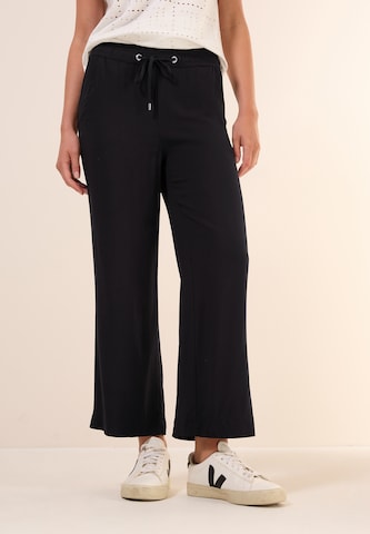 CECIL Loose fit Pants in Black: front