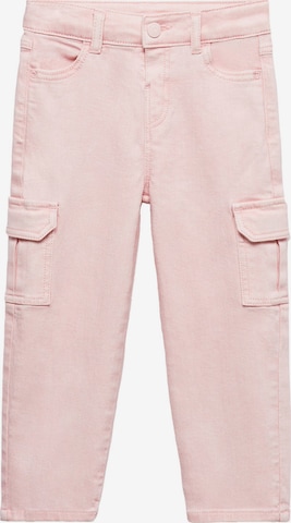 MANGO KIDS Regular Jeans 'WANDA' in Roze: voorkant