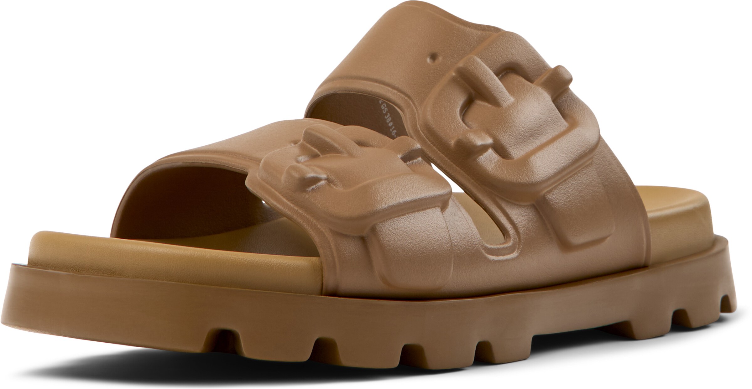 CAMPER Mule 'Brutus' in Brown: front