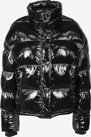 Geacă de iarnă de la FREAKY NATION pe negru: față