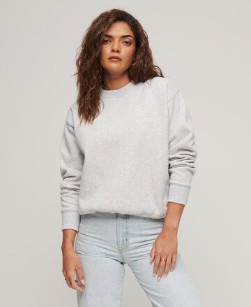 Superdry Sweatshirt 'Essential' i grå: framsida