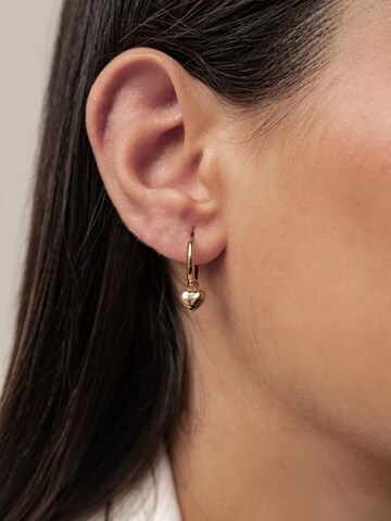 Hey Happiness Earrings 'Heart Beat' in Gold
