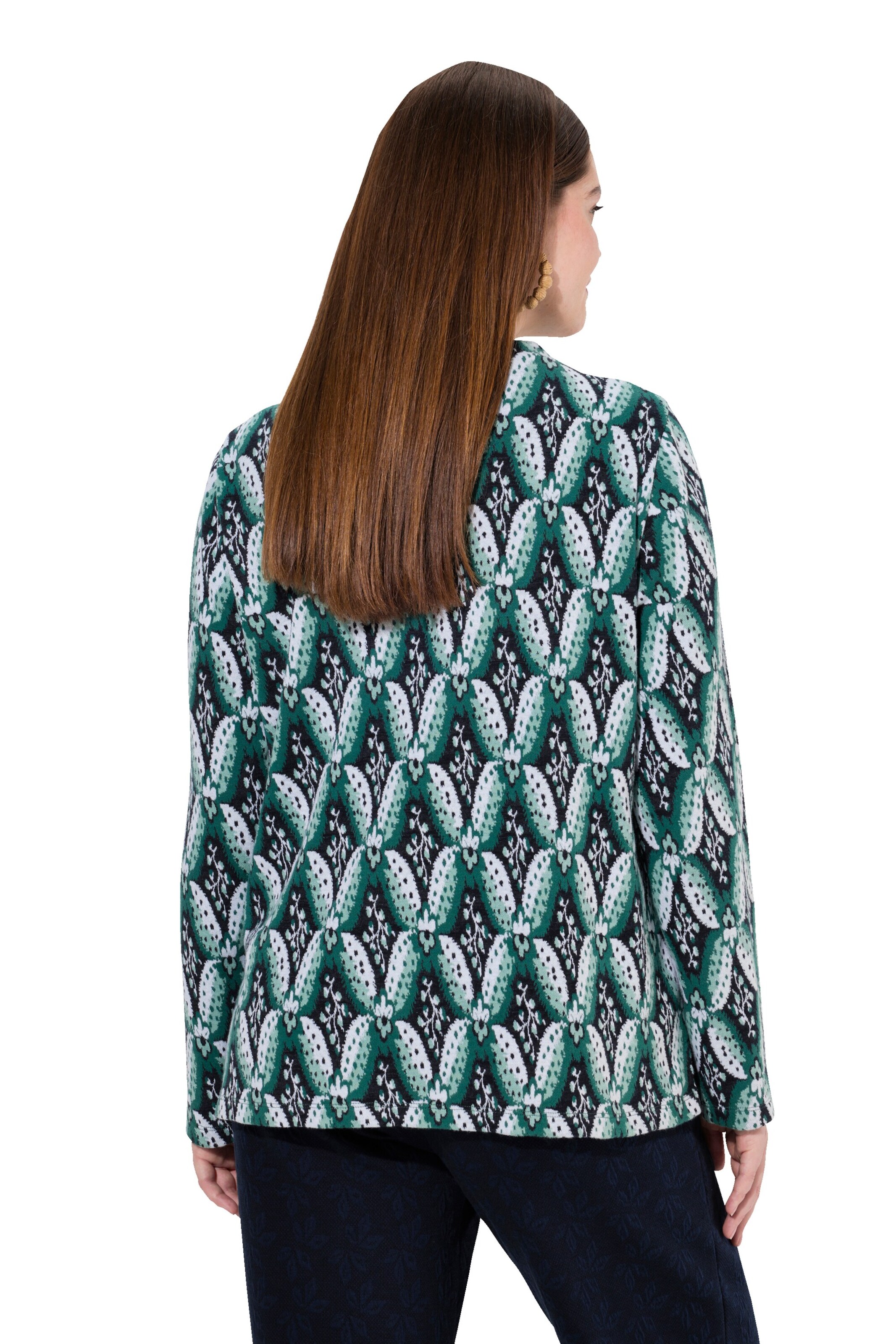 Ulla Popken Sweatshirt in Grün