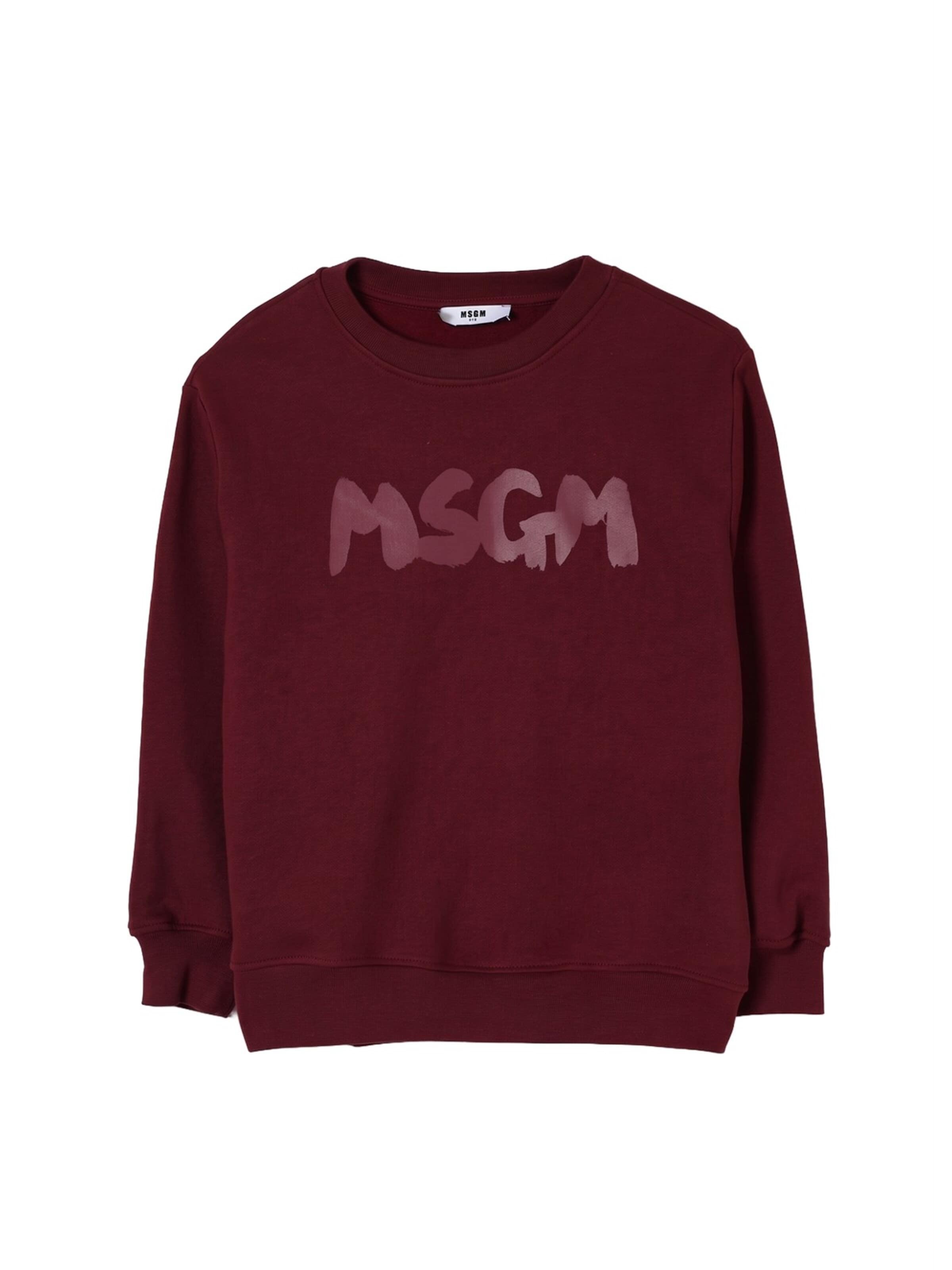 MSGM Sweatshirt in Red: front
