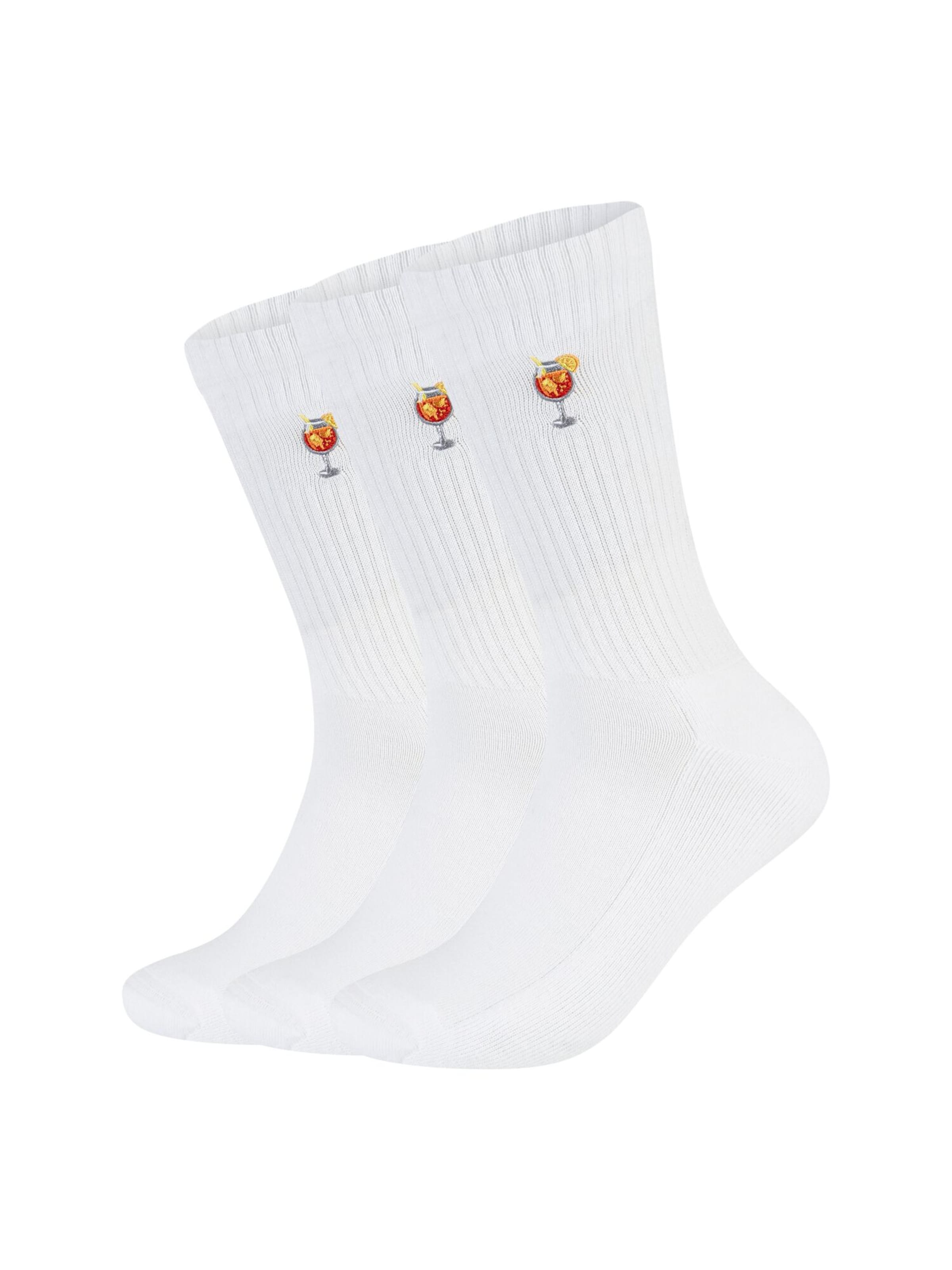 Flip Sox Socks in White: front