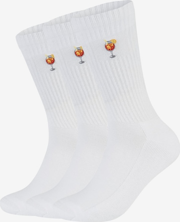 Flip Sox Sokken in Wit: voorkant