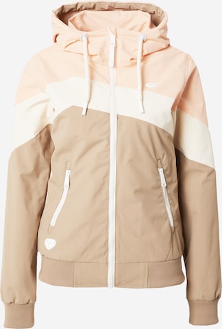 Ragwear Between-season jacket 'NUGGIE' in Orange: front