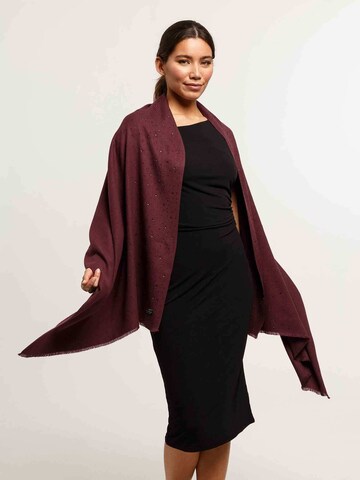 FRAAS Oversizeschal in Rot: Vorderseite