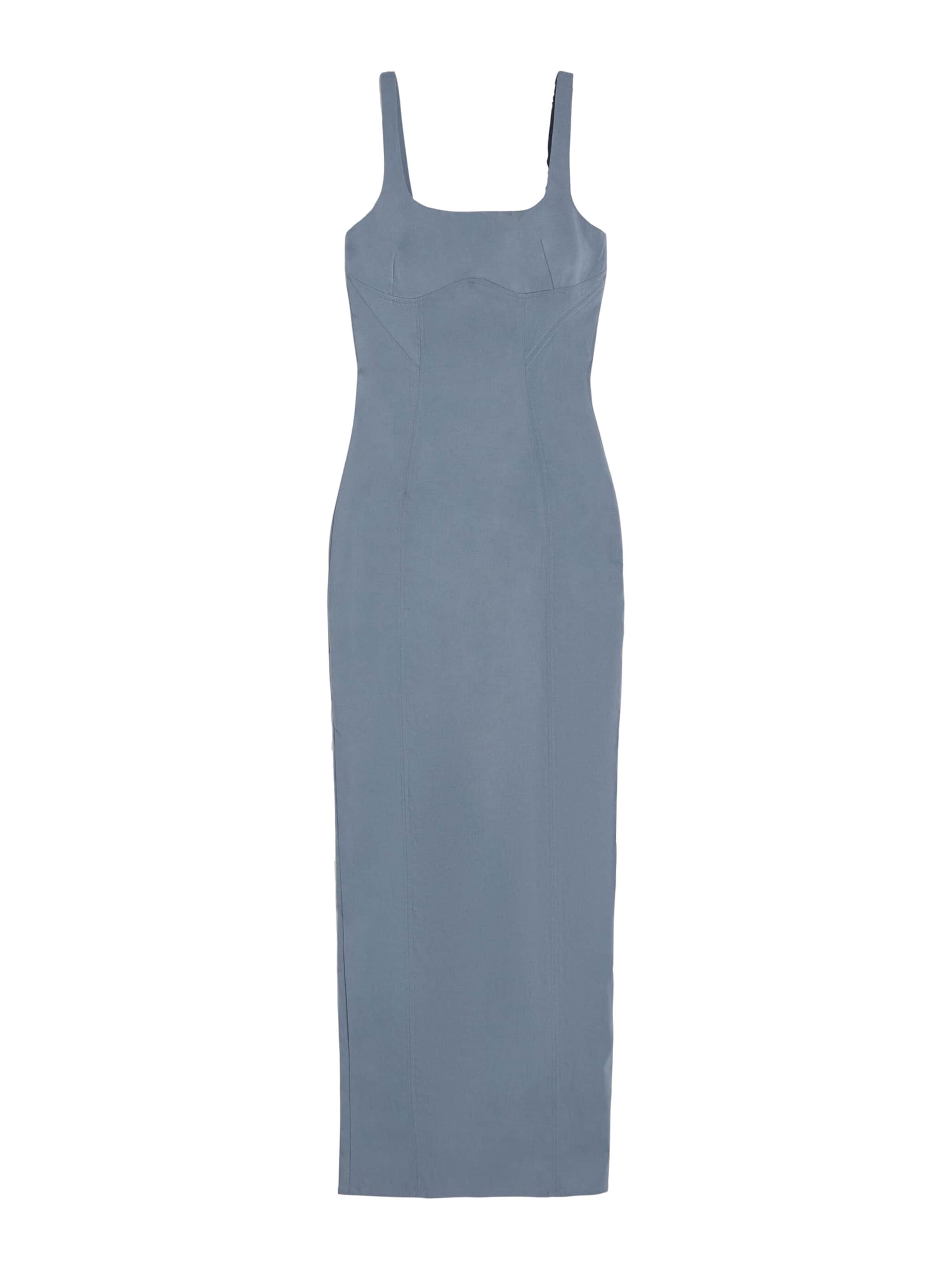 Bershka Dress in Grey: front