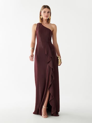 BWLDR Kleid 'AALIA' in Rot: Vorderseite
