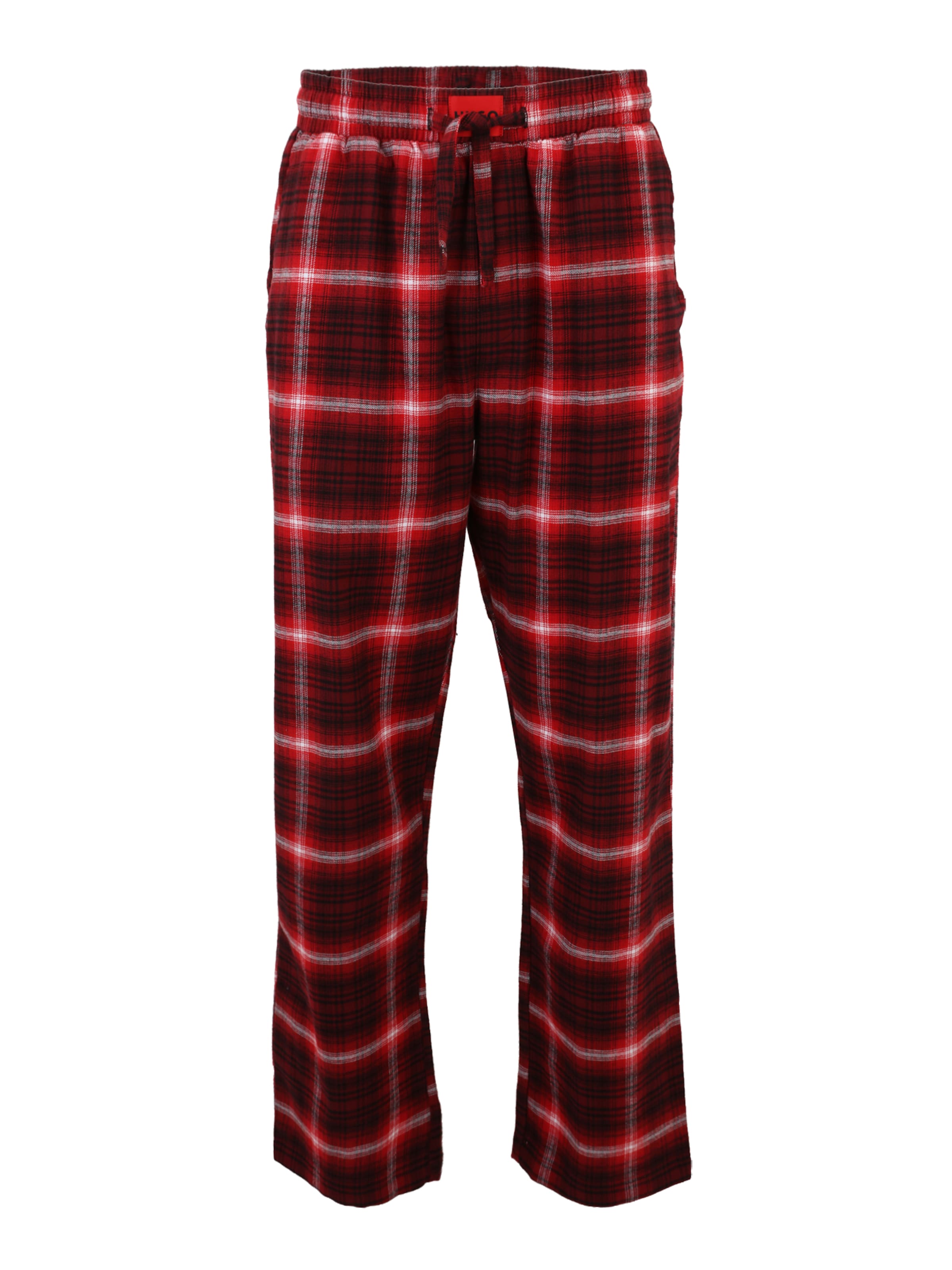 HUGO Pantalón de pijama en rojo / rojo oscuro / negro, Vista del producto
