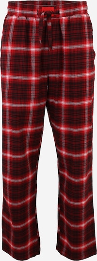 HUGO Pyjamahousut värissä punainen / tummanpunainen / musta, Tuotenäkymä