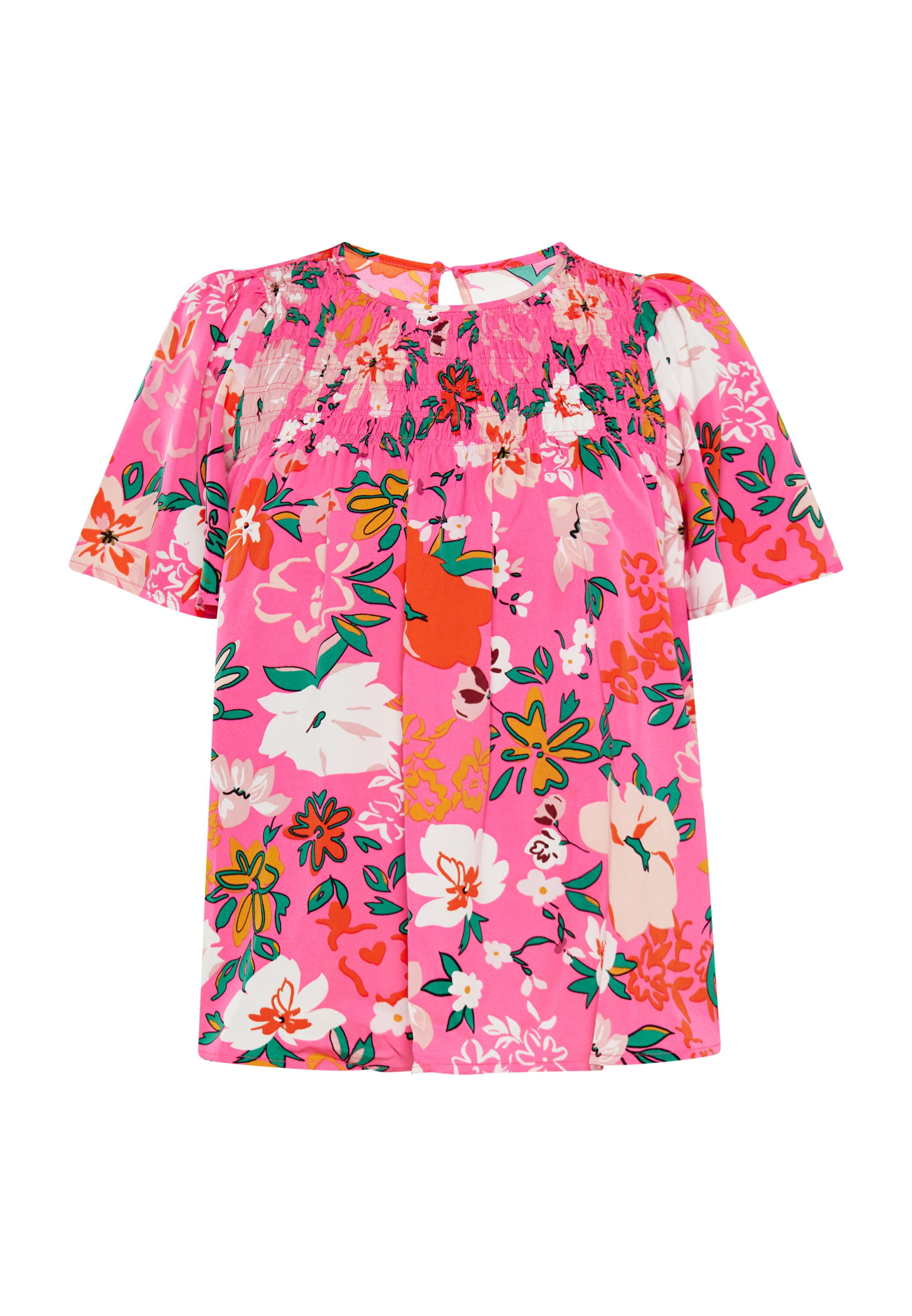 Usha Μπλούζα σε ροζ: μπροστά